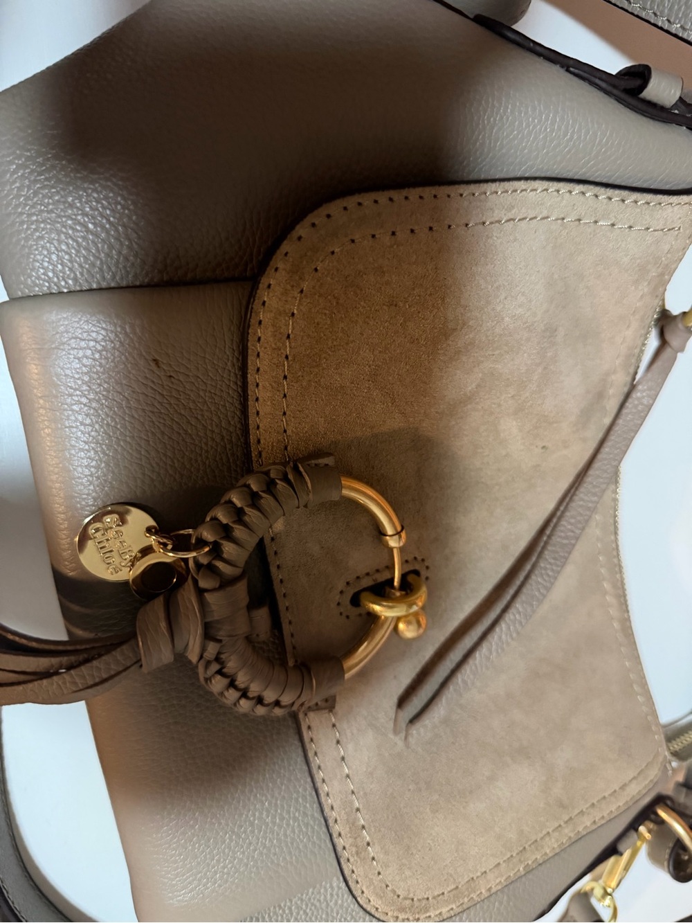 See by Chloe Joan Handbag - small in grey color - Picture 10 of 15